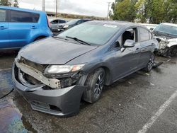 Salvage cars for sale at Rancho Cucamonga, CA auction: 2013 Honda Civic EX