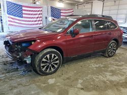 Salvage cars for sale from Copart Columbia, MO: 2017 Subaru Outback 2.5I Limited