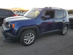 Salvage cars for sale at Las Vegas, NV auction: 2018 Jeep Renegade Latitude