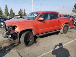 Salvage cars for sale from Copart Rancho Cucamonga, CA: 2018 Toyota Tacoma Double Cab
