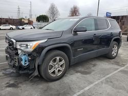Salvage cars for sale at Wilmington, CA auction: 2019 GMC Acadia SLE
