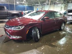 Salvage cars for sale at Woodhaven, MI auction: 2015 Chrysler 200 C