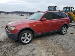 Salvage cars for sale at Gainesville, GA auction: 2005 BMW X3 3.0I