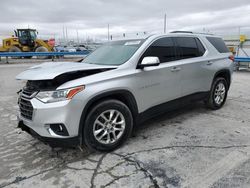 Salvage cars for sale at Tulsa, OK auction: 2018 Chevrolet Traverse LT