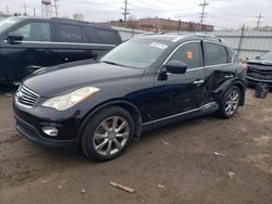 Salvage cars for sale at Dyer, IN auction: 2012 Infiniti EX35 Base