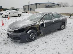 Honda Accord LX Vehiculos salvage en venta: 2017 Honda Accord LX