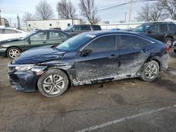 Salvage cars for sale from Copart Moraine, OH: 2018 Honda Civic LX