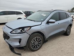 Salvage cars for sale at Houston, TX auction: 2022 Ford Escape SEL