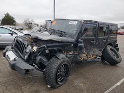 Salvage cars for sale from Copart Moraine, OH: 2015 Jeep Wrangler Unlimited Sahara