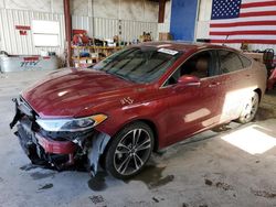 Ford salvage cars for sale: 2019 Ford Fusion Titanium