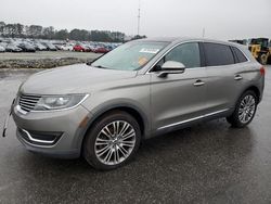 Lincoln salvage cars for sale: 2016 Lincoln MKX Reserve