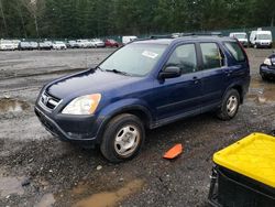Salvage cars for sale from Copart Graham, WA: 2003 Honda CR-V LX