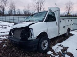 Salvage cars for sale from Copart Central Square, NY: 2021 Chevrolet Express G3500