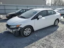 Salvage cars for sale at Gastonia, NC auction: 2012 Honda Civic LX