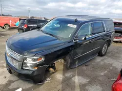Salvage cars for sale at Indianapolis, IN auction: 2017 Chevrolet Tahoe K1500 LT