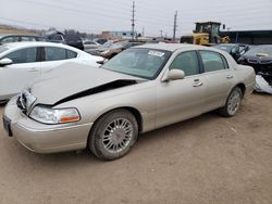 Salvage cars for sale at Colorado Springs, CO auction: 2009 Lincoln Town Car Signature Limited