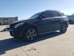 Salvage cars for sale at Wilmer, TX auction: 2017 Mercedes-Benz GLE 350