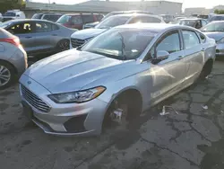 Salvage cars for sale at Martinez, CA auction: 2019 Ford Fusion SE