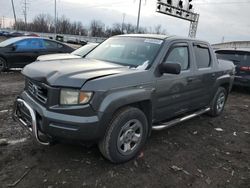 Salvage cars for sale from Copart Columbus, OH: 2007 Honda Ridgeline RT