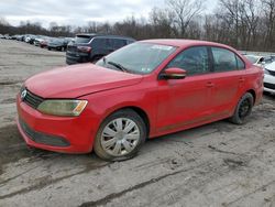 Salvage cars for sale at Ellwood City, PA auction: 2011 Volkswagen Jetta SE