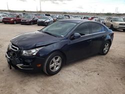 Chevrolet salvage cars for sale: 2015 Chevrolet Cruze LT