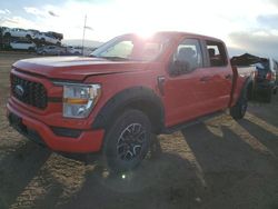 Salvage cars for sale at Brighton, CO auction: 2022 Ford F150 Supercrew