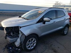 Salvage cars for sale at Albuquerque, NM auction: 2020 Ford Ecosport SE