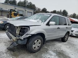 Salvage cars for sale from Copart Mendon, MA: 2005 Honda Pilot EXL