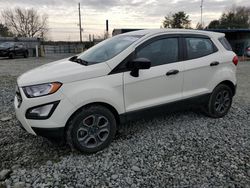 Salvage cars for sale from Copart Mebane, NC: 2020 Ford Ecosport S