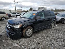 Salvage cars for sale at Montgomery, AL auction: 2018 Dodge Journey SE