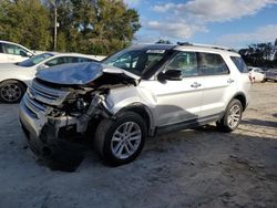 Salvage cars for sale at Ocala, FL auction: 2013 Ford Explorer XLT
