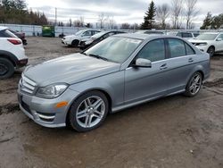 Mercedes-Benz salvage cars for sale: 2012 Mercedes-Benz C 300 4matic