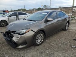 Toyota Corolla Vehiculos salvage en venta: 2019 Toyota Corolla L