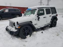 Jeep salvage cars for sale: 2021 Jeep Wrangler Unlimited Sport