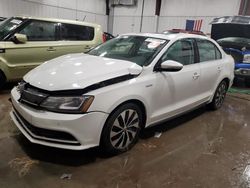 Salvage cars for sale from Copart Franklin, WI: 2016 Volkswagen Jetta Hybrid