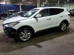 Salvage cars for sale at Woodhaven, MI auction: 2014 Hyundai Santa FE Sport