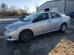 Salvage cars for sale from Copart Savannah, GA: 2009 Toyota Corolla Base