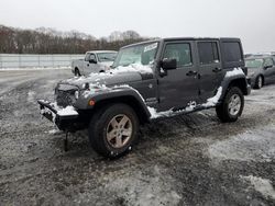 Salvage cars for sale from Copart Assonet, MA: 2016 Jeep Wrangler Unlimited Sport