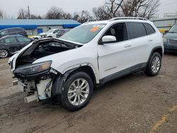 Salvage cars for sale at Wichita, KS auction: 2019 Jeep Cherokee Latitude