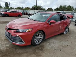 Salvage cars for sale from Copart Miami, FL: 2023 Toyota Camry LE