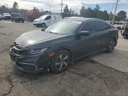 Honda salvage cars for sale: 2019 Honda Civic LX