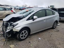 Salvage cars for sale from Copart West Warren, MA: 2015 Toyota Prius