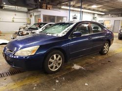 Salvage cars for sale from Copart Wheeling, IL: 2005 Honda Accord EX