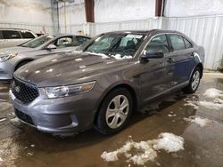 Salvage cars for sale at Milwaukee, WI auction: 2016 Ford Taurus Police Interceptor