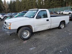 Salvage cars for sale from Copart Graham, WA: 2004 Chevrolet Silverado C1500