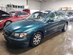 Salvage cars for sale at Elgin, IL auction: 2001 Volvo S60