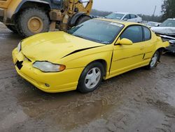 Chevrolet Montecarlo salvage cars for sale: 2002 Chevrolet Monte Carlo SS