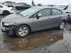 Honda salvage cars for sale: 2013 Honda Civic LX