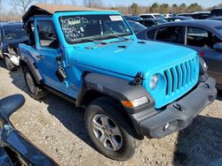 Jeep salvage cars for sale: 2021 Jeep Wrangler Sport