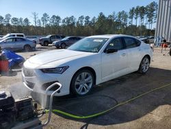 Salvage cars for sale at Harleyville, SC auction: 2021 Acura TLX Technology